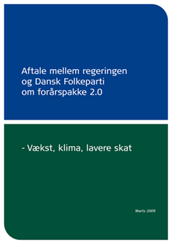 Forside til aftalen Forårspakke 2.0