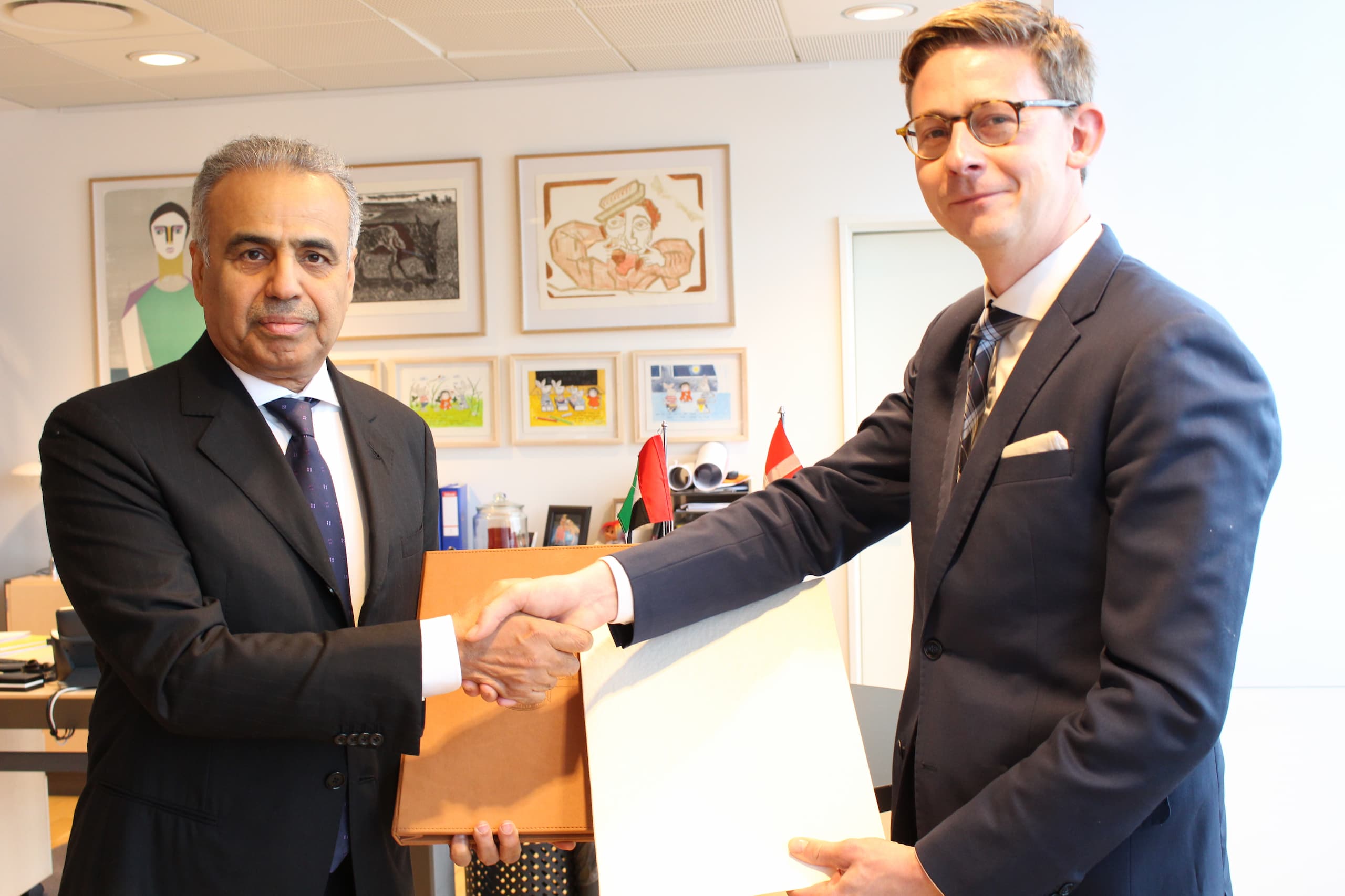 Karsten Lauritzen og Obaid Humaid Al Tayer